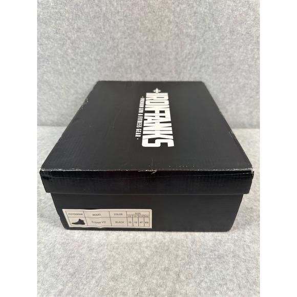 Iron Tanks Titan V3 Black Gym & Fitness Gear Weightlifting Training Shoe Mens 13 - Picture 8 of 9